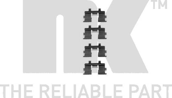 NK 7922015 - Set accesorii, placute frana aaoparts.ro