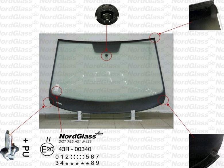 NordGlass 4044992 - Parbriz aaoparts.ro