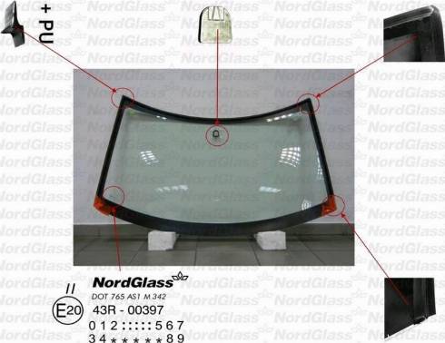 NordGlass 4044490 - Parbriz aaoparts.ro