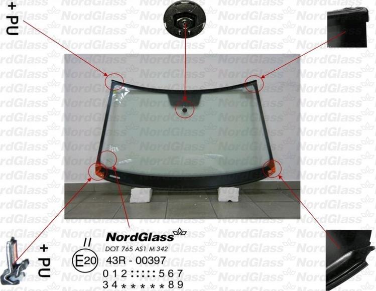 NordGlass 4044508 - Parbriz aaoparts.ro