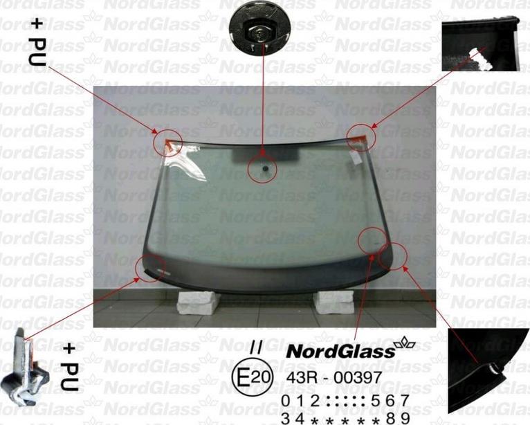 NordGlass 4044611 - Parbriz aaoparts.ro