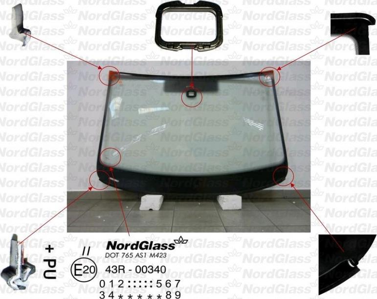 NordGlass 4044064 - Parbriz aaoparts.ro