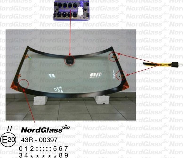 NordGlass 4044000 - Parbriz aaoparts.ro