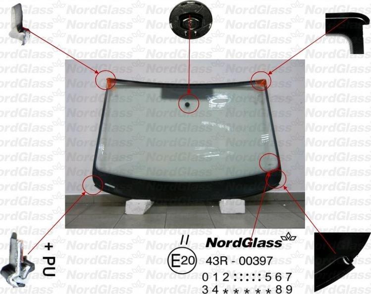 NordGlass 4044070 - Parbriz aaoparts.ro