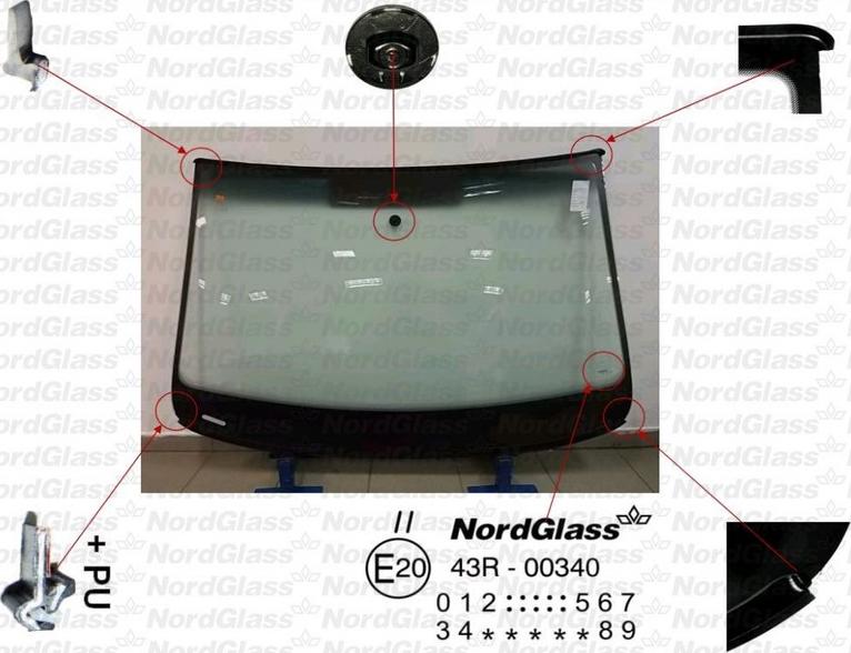 NordGlass 4044109 - Parbriz aaoparts.ro