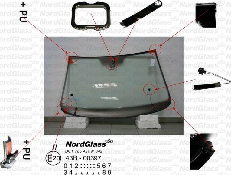 NordGlass 4045937 - Parbriz aaoparts.ro