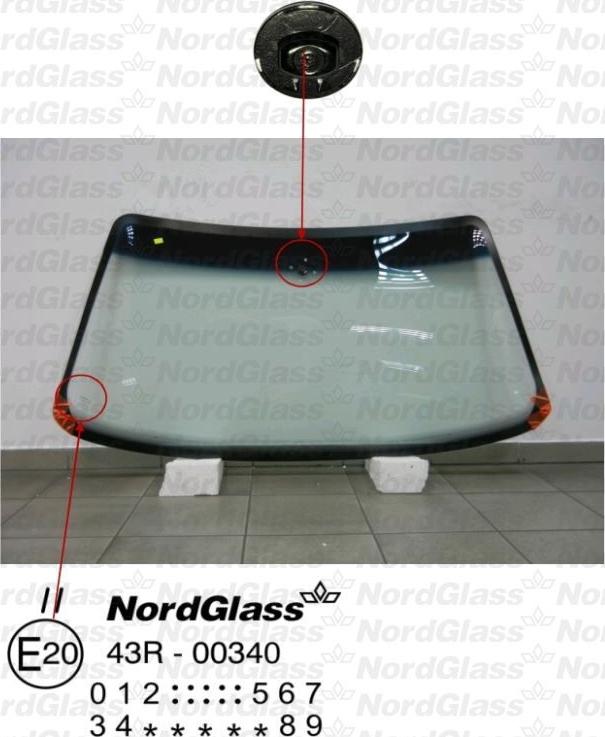 NordGlass 4045013 - Parbriz aaoparts.ro