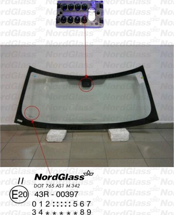 NordGlass 4045032 - Parbriz aaoparts.ro