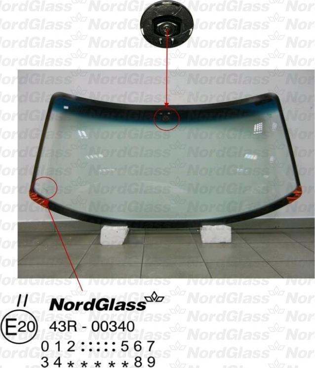 NordGlass 4045135 - Parbriz aaoparts.ro