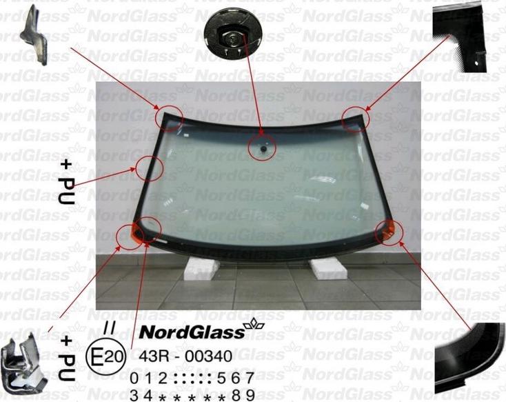 NordGlass 4045124 - Parbriz aaoparts.ro