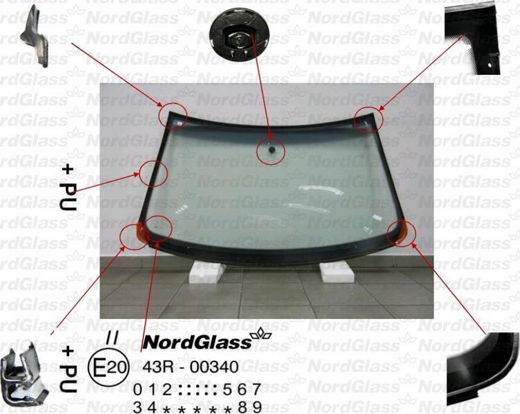 NordGlass 4045125 - Parbriz aaoparts.ro
