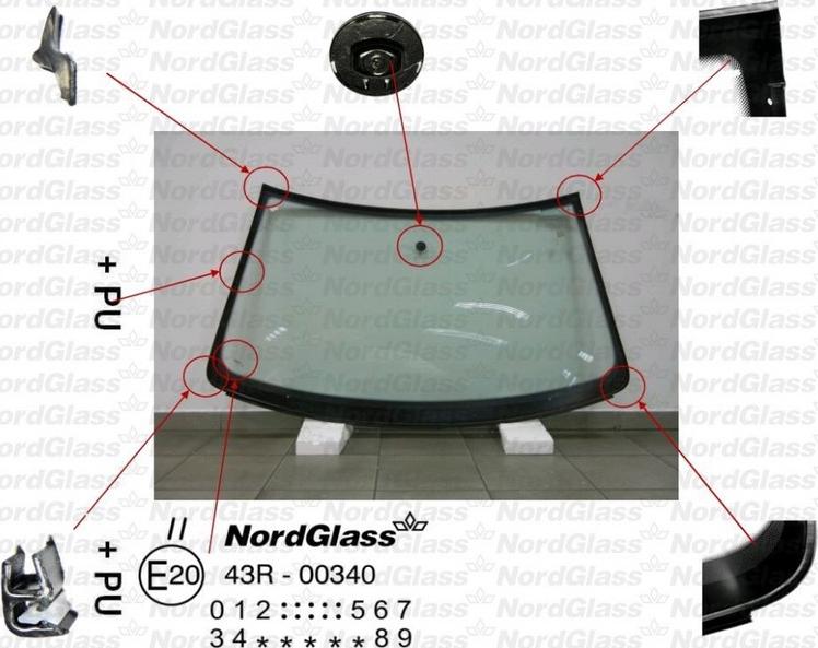 NordGlass 4045121 - Parbriz aaoparts.ro