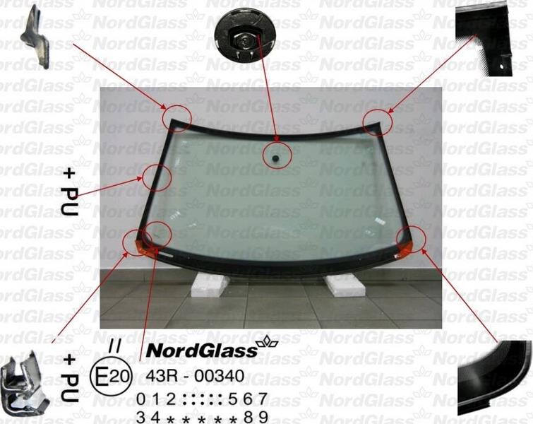 NordGlass 4045122 - Parbriz aaoparts.ro