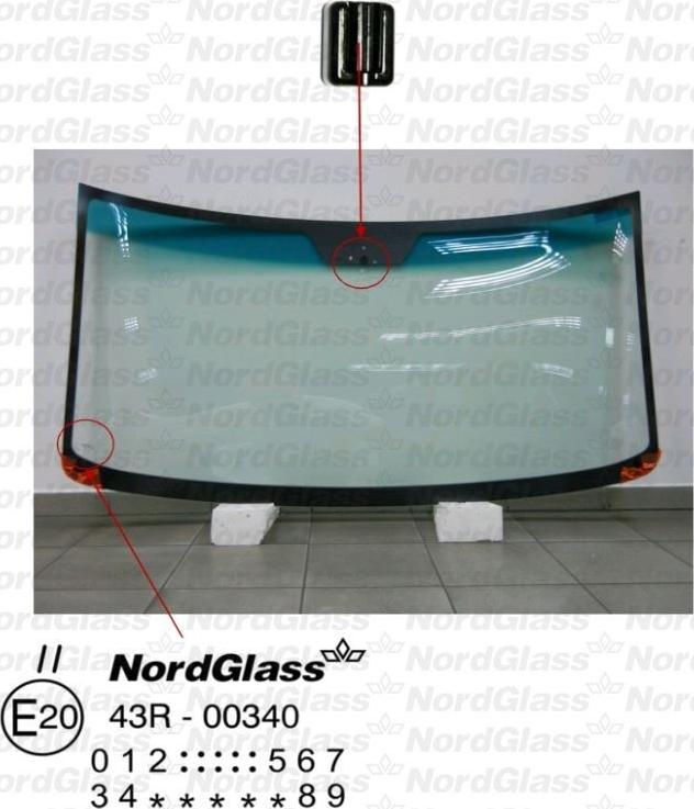 NordGlass 4045844 - Parbriz aaoparts.ro