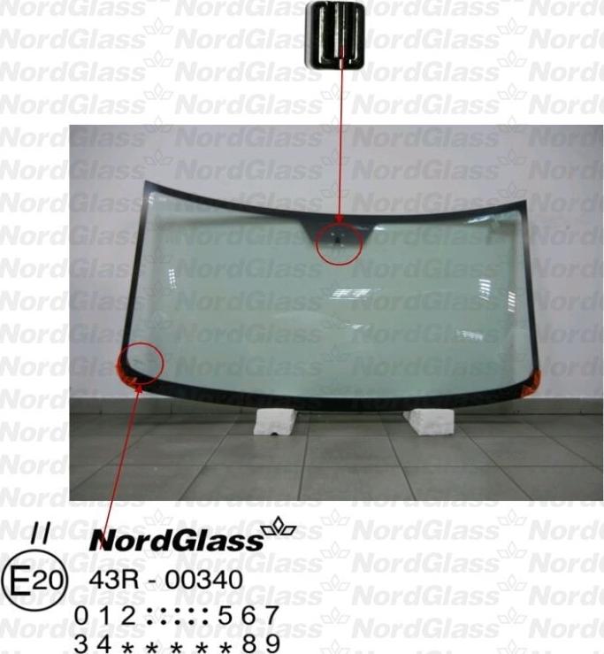 NordGlass 4045842 - Parbriz aaoparts.ro