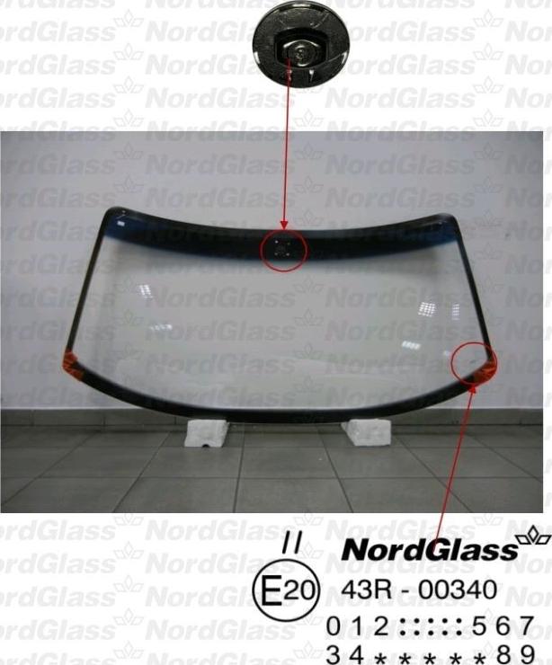 NordGlass 4045828 - Parbriz aaoparts.ro