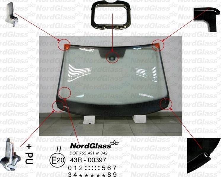 NordGlass 4045365 - Parbriz aaoparts.ro