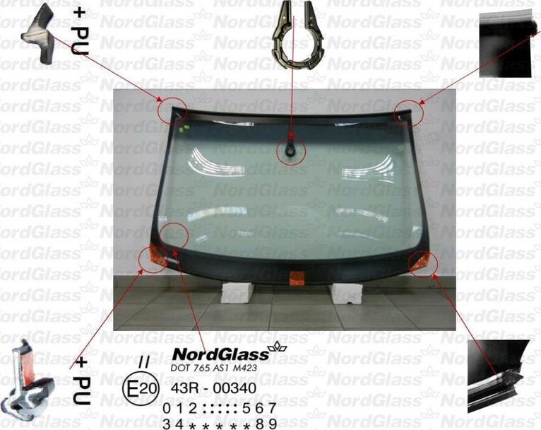 NordGlass 4045371 - Parbriz aaoparts.ro