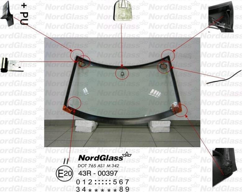 NordGlass 4045727 - Parbriz aaoparts.ro