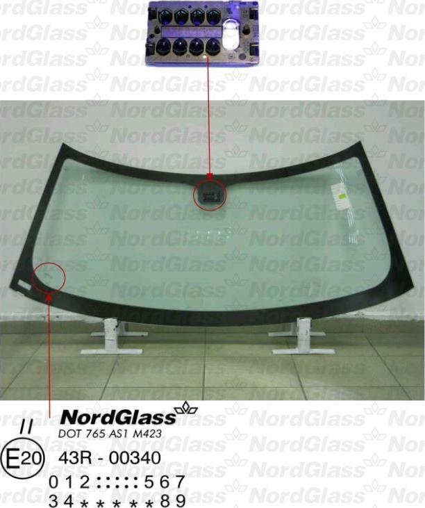 NordGlass 4043941 - Parbriz aaoparts.ro