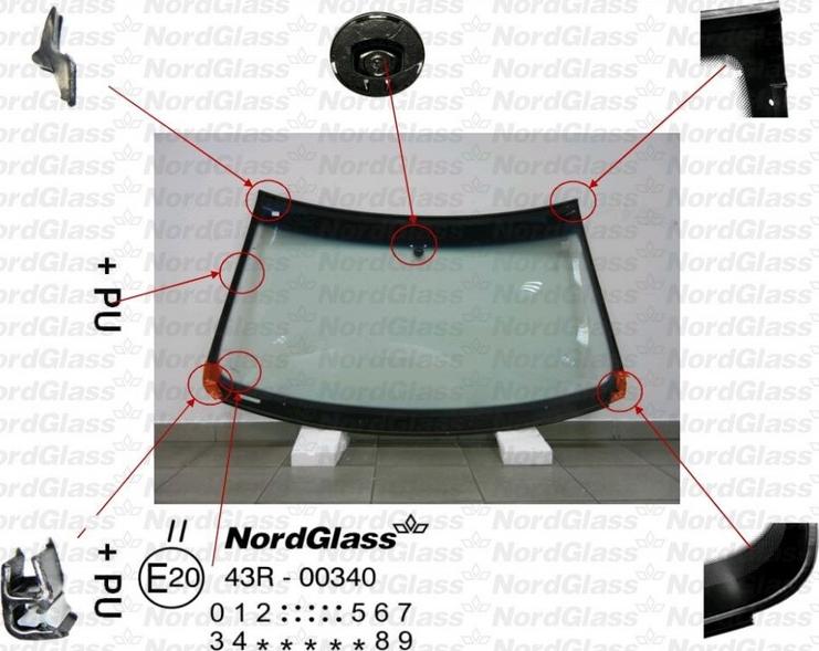 NordGlass 4043470 - Parbriz aaoparts.ro
