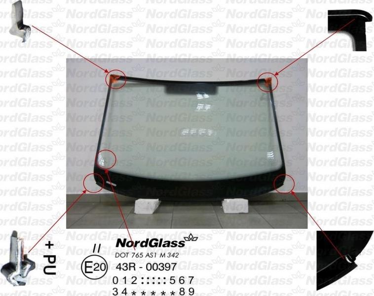 NordGlass 4043543 - Parbriz aaoparts.ro