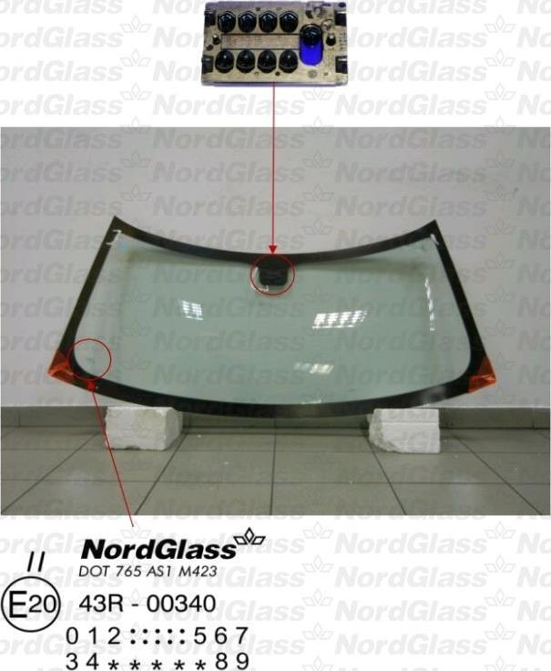 NordGlass 4043509 - Parbriz aaoparts.ro