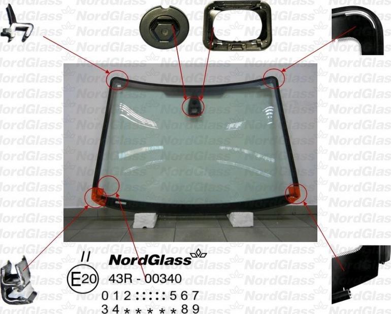 NordGlass 4043587 - Parbriz aaoparts.ro
