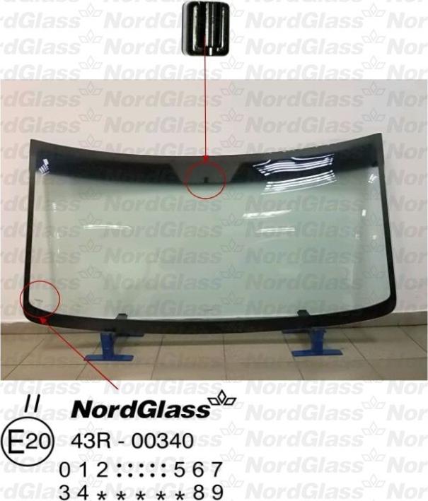 NordGlass 4045843 - Parbriz aaoparts.ro