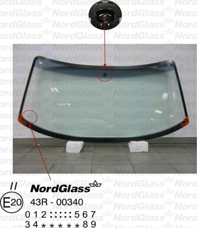 NordGlass 4043169 - Parbriz aaoparts.ro