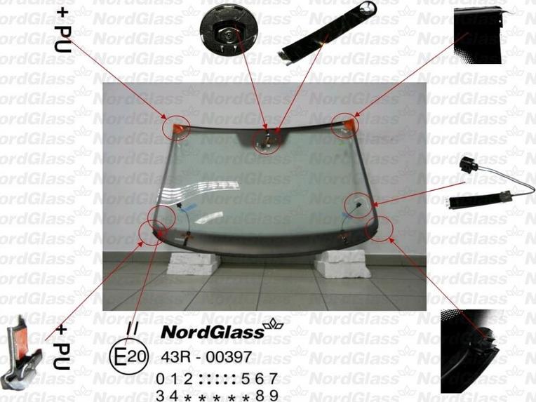 NordGlass 4043846 - Parbriz aaoparts.ro