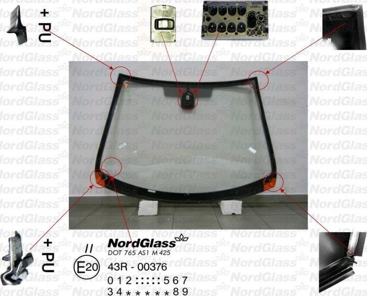 NordGlass 4043296 - Parbriz aaoparts.ro