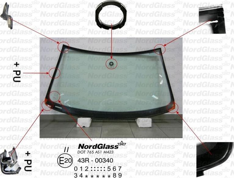NordGlass 4043253 - Parbriz aaoparts.ro
