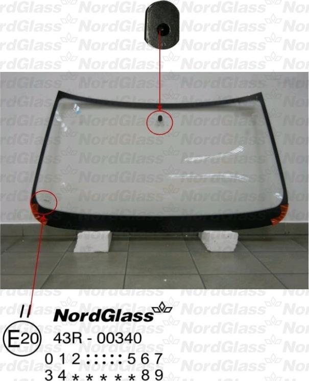 NordGlass 4043206 - Parbriz aaoparts.ro