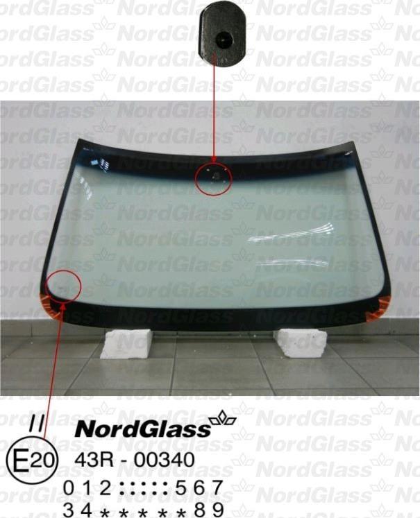 NordGlass 4043207 - Parbriz aaoparts.ro
