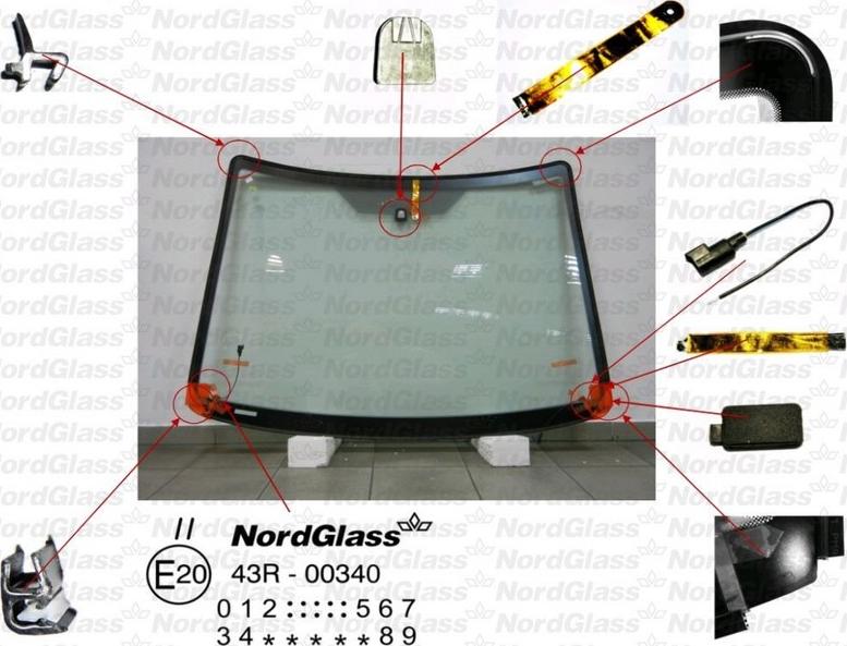 NordGlass 4043756 - Parbriz aaoparts.ro