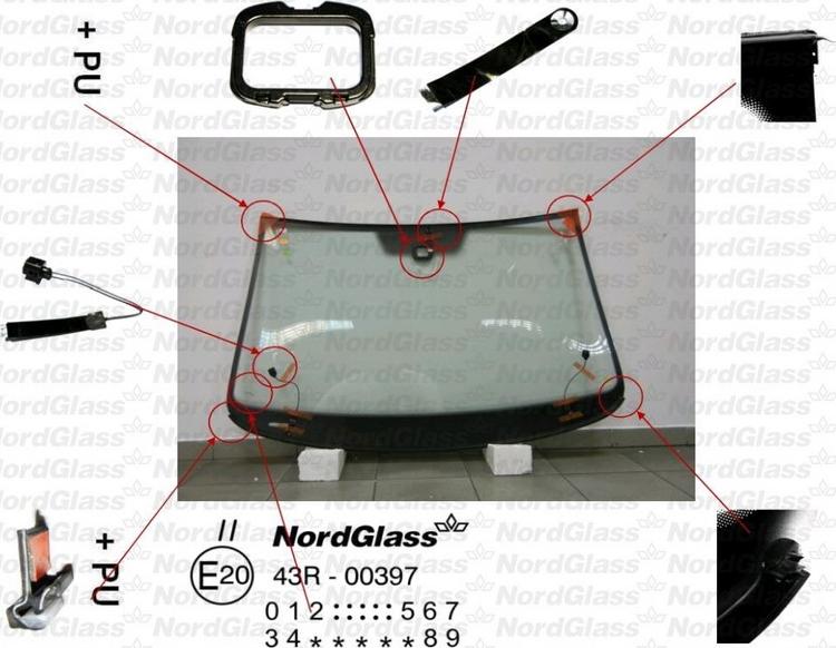 NordGlass 4043789 - Parbriz aaoparts.ro