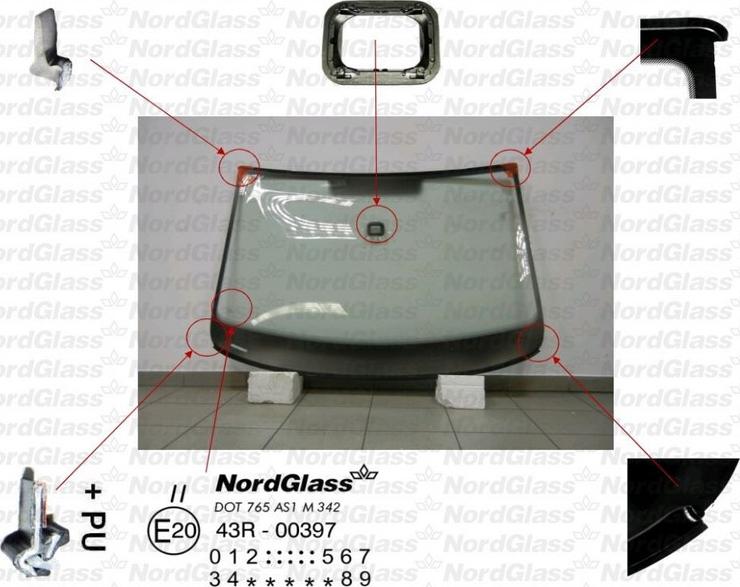 NordGlass 4043728 - Parbriz aaoparts.ro