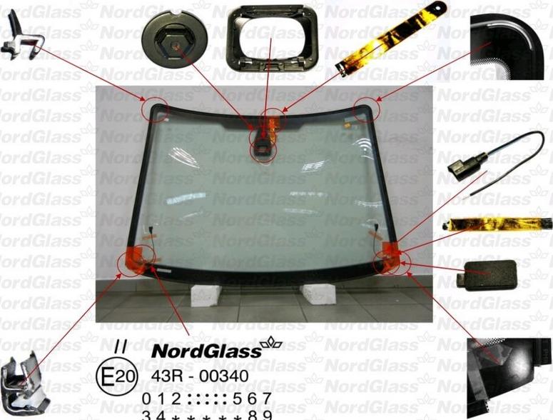 NordGlass 4043723 - Parbriz aaoparts.ro