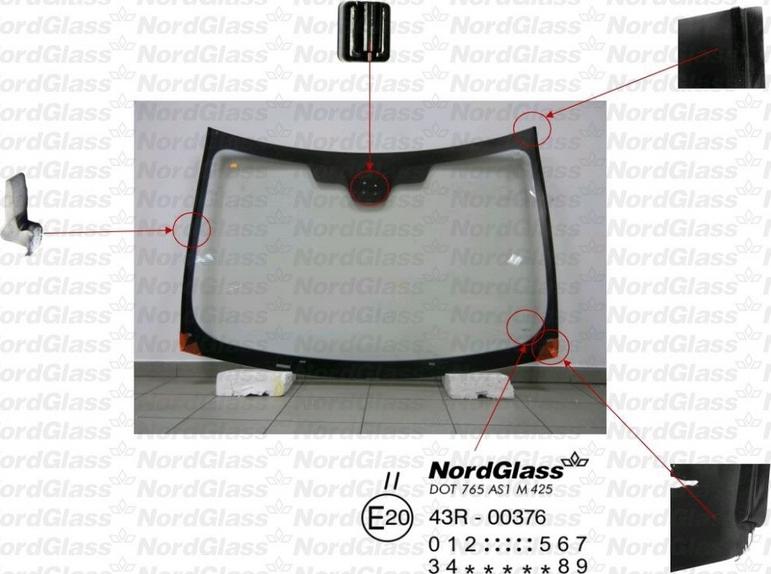 NordGlass 4043491 - Parbriz aaoparts.ro