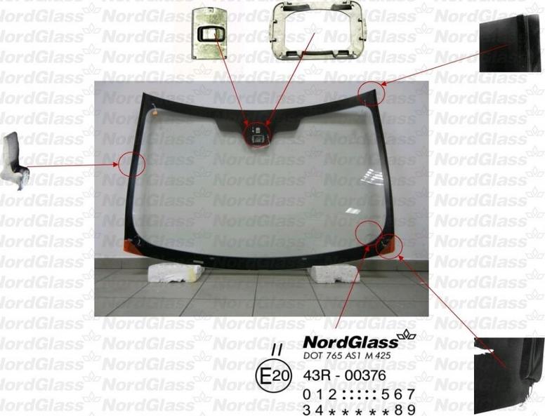 NordGlass 4043492 - Parbriz aaoparts.ro