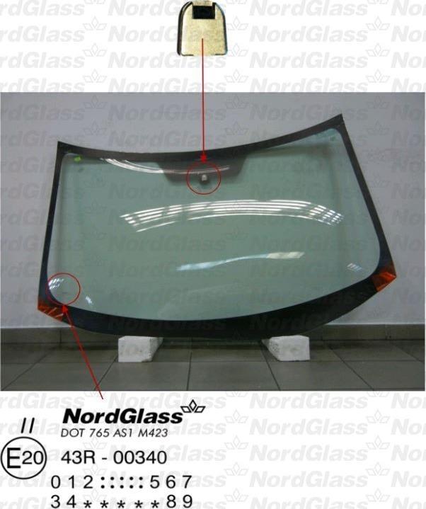 NordGlass 4042568 - Parbriz aaoparts.ro