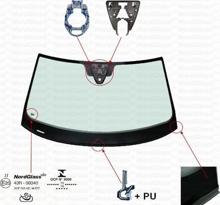 NordGlass 4144107 - Parbriz aaoparts.ro