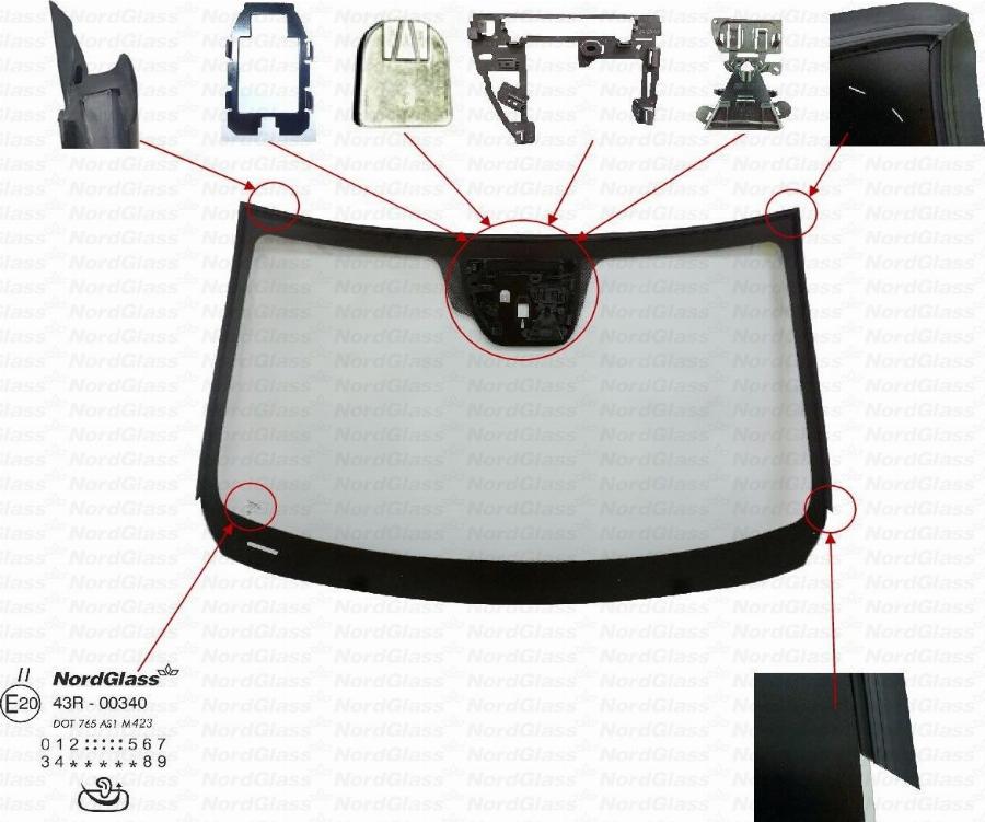 NordGlass 4140839 - Parbriz aaoparts.ro