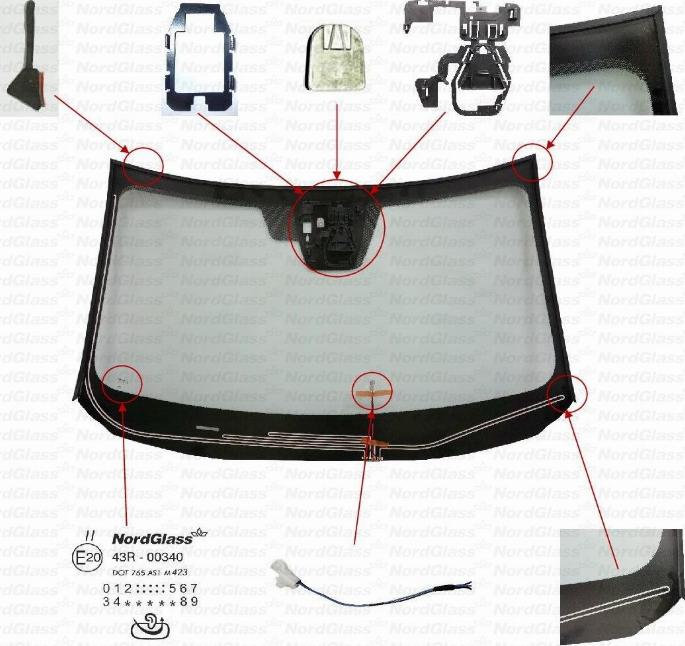 NordGlass 4141516 - Parbriz aaoparts.ro