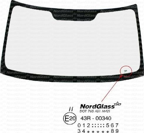 NordGlass 4141884 - Parbriz aaoparts.ro