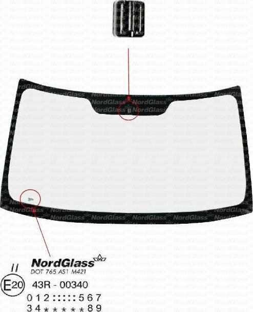NordGlass 4141885 - Parbriz aaoparts.ro