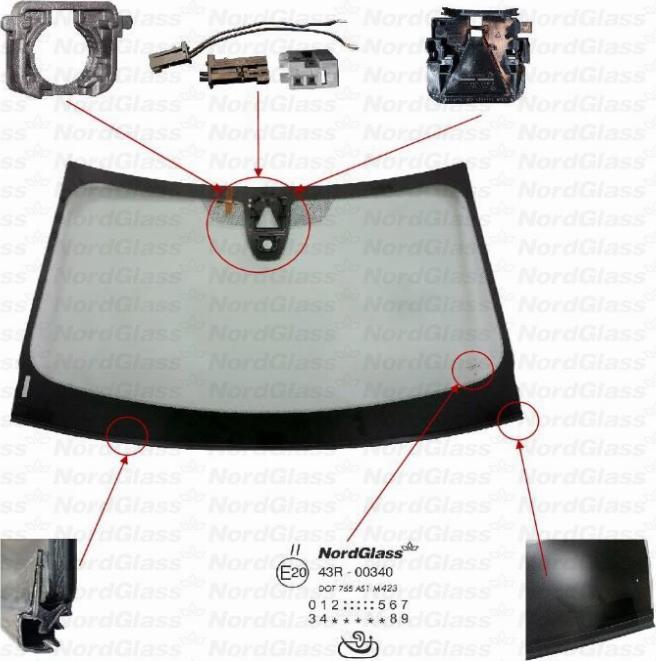 NordGlass 4148912 - Parbriz aaoparts.ro