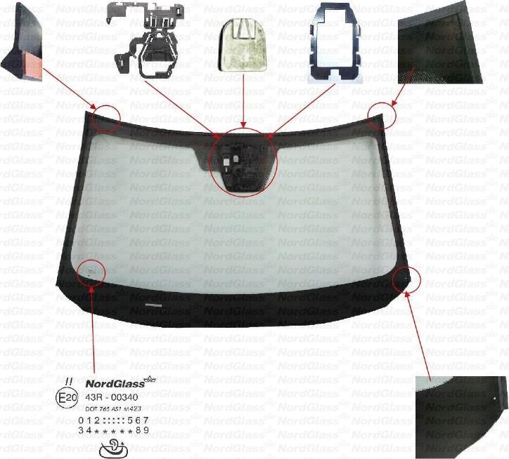 NordGlass 4142909 - Parbriz aaoparts.ro