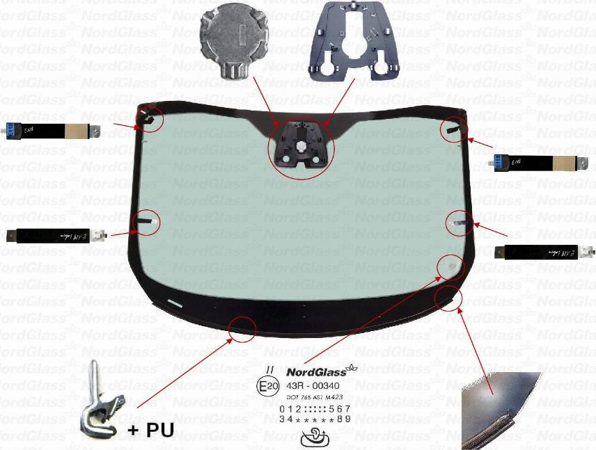 NordGlass 4142901 - Parbriz aaoparts.ro